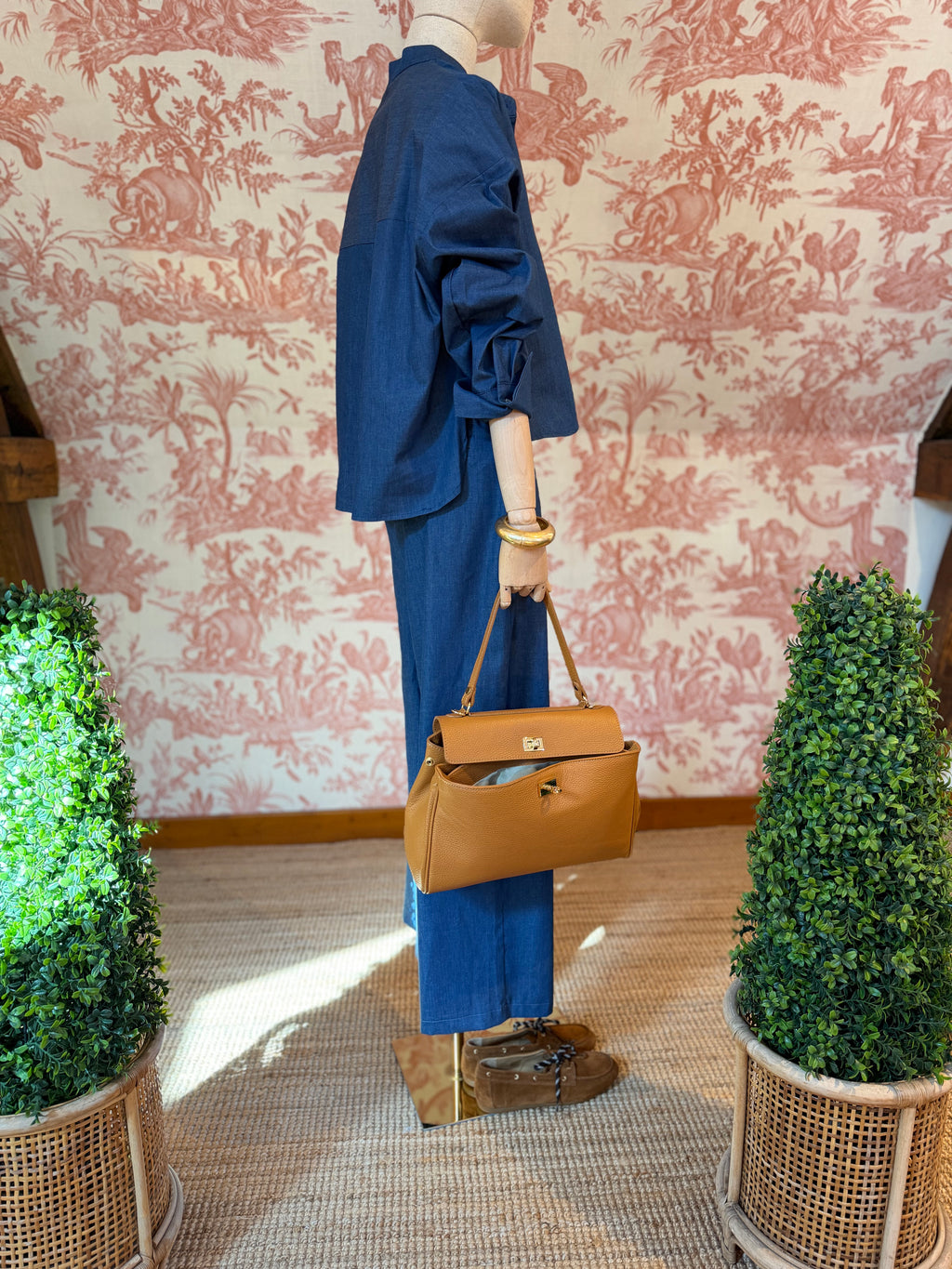 Pantalone chambray