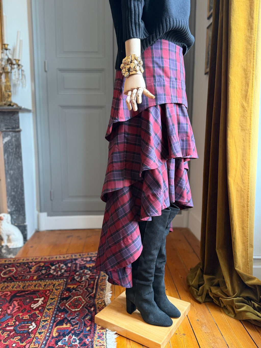 Gonna balze tartan