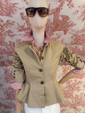 Giacca cotone beige