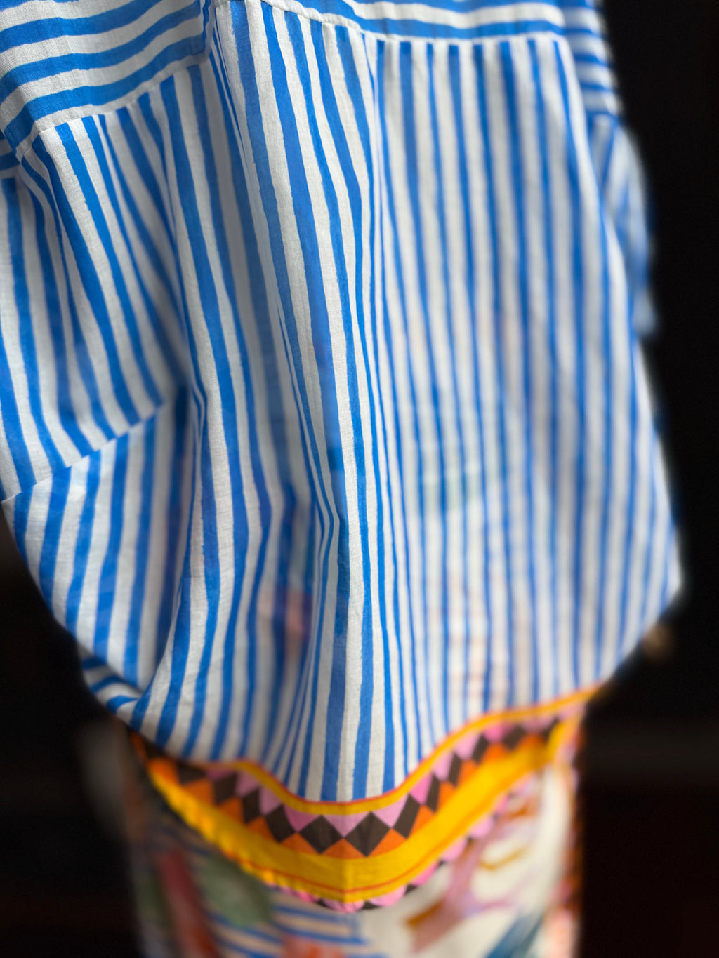 Camicia righe blu