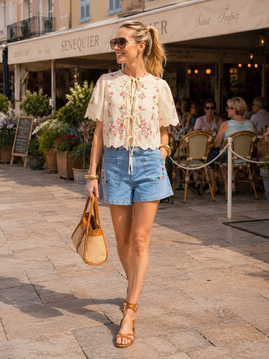 Blusa ricami