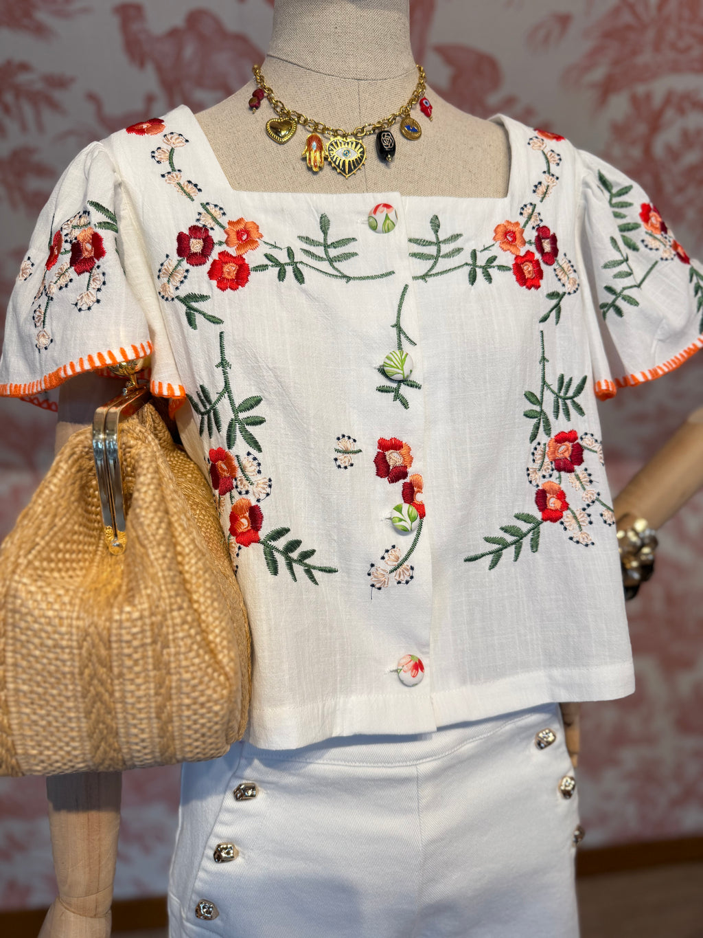Camicia ricami