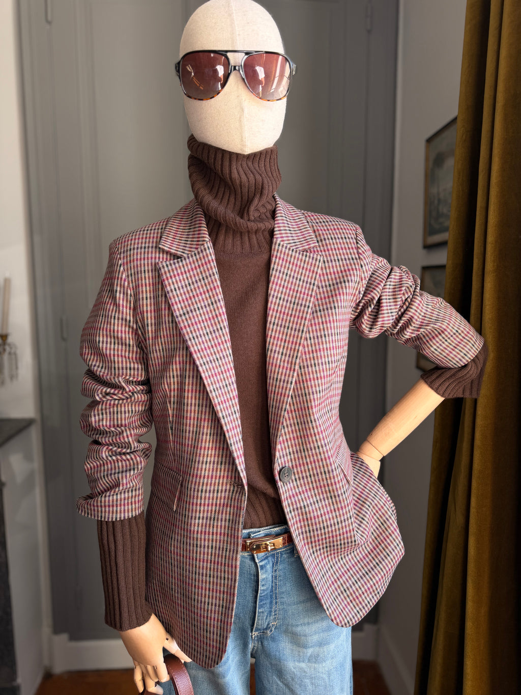 Giacca sartoria pied de poule