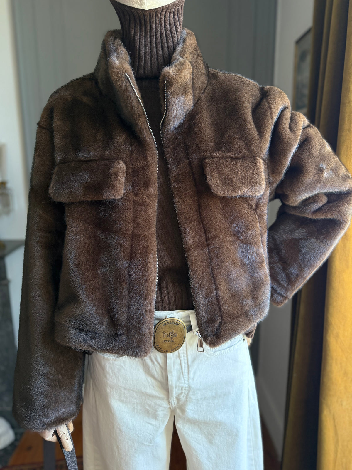Bomber visone ecologico