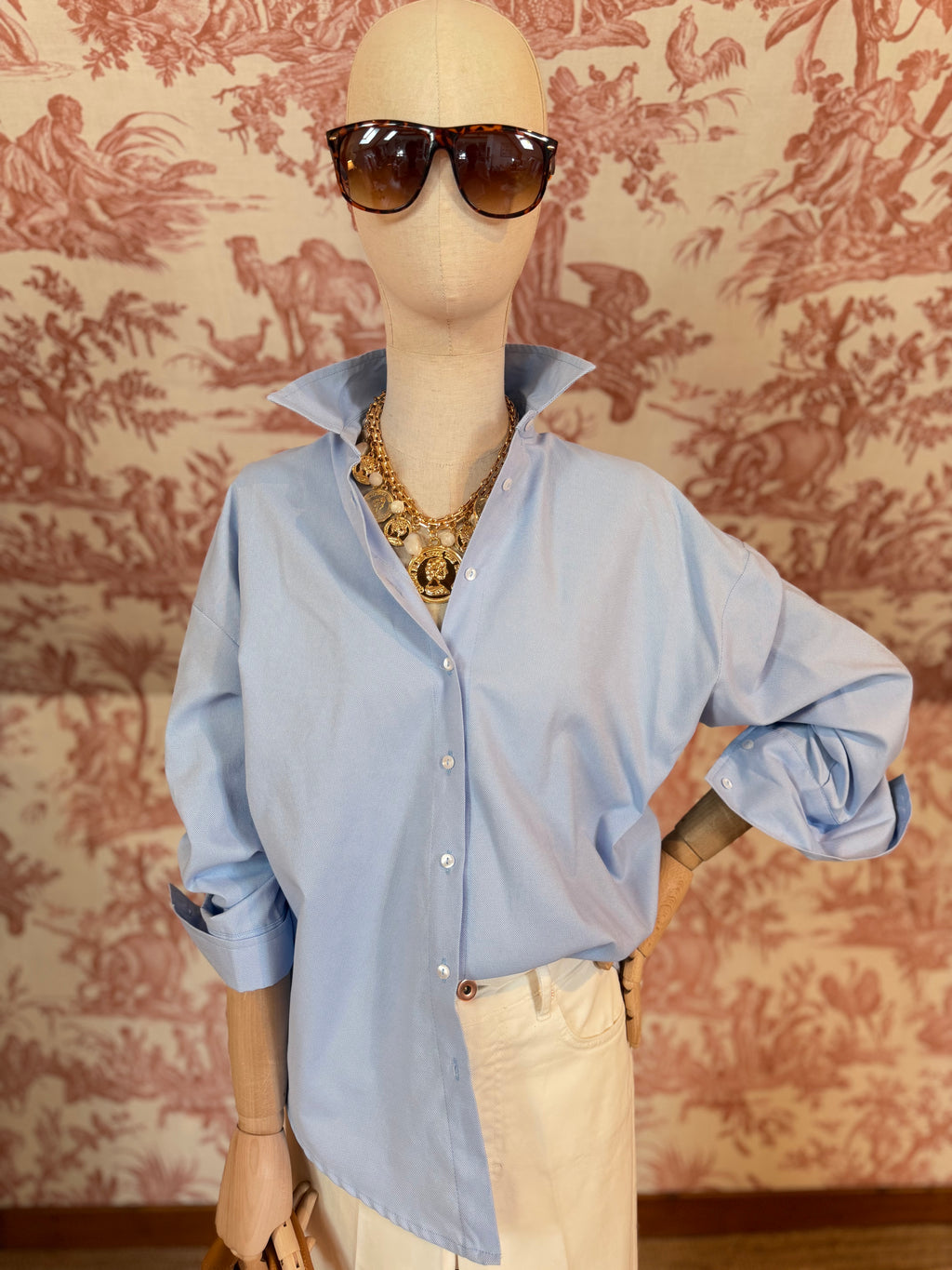 Camicia Oxford azzurra