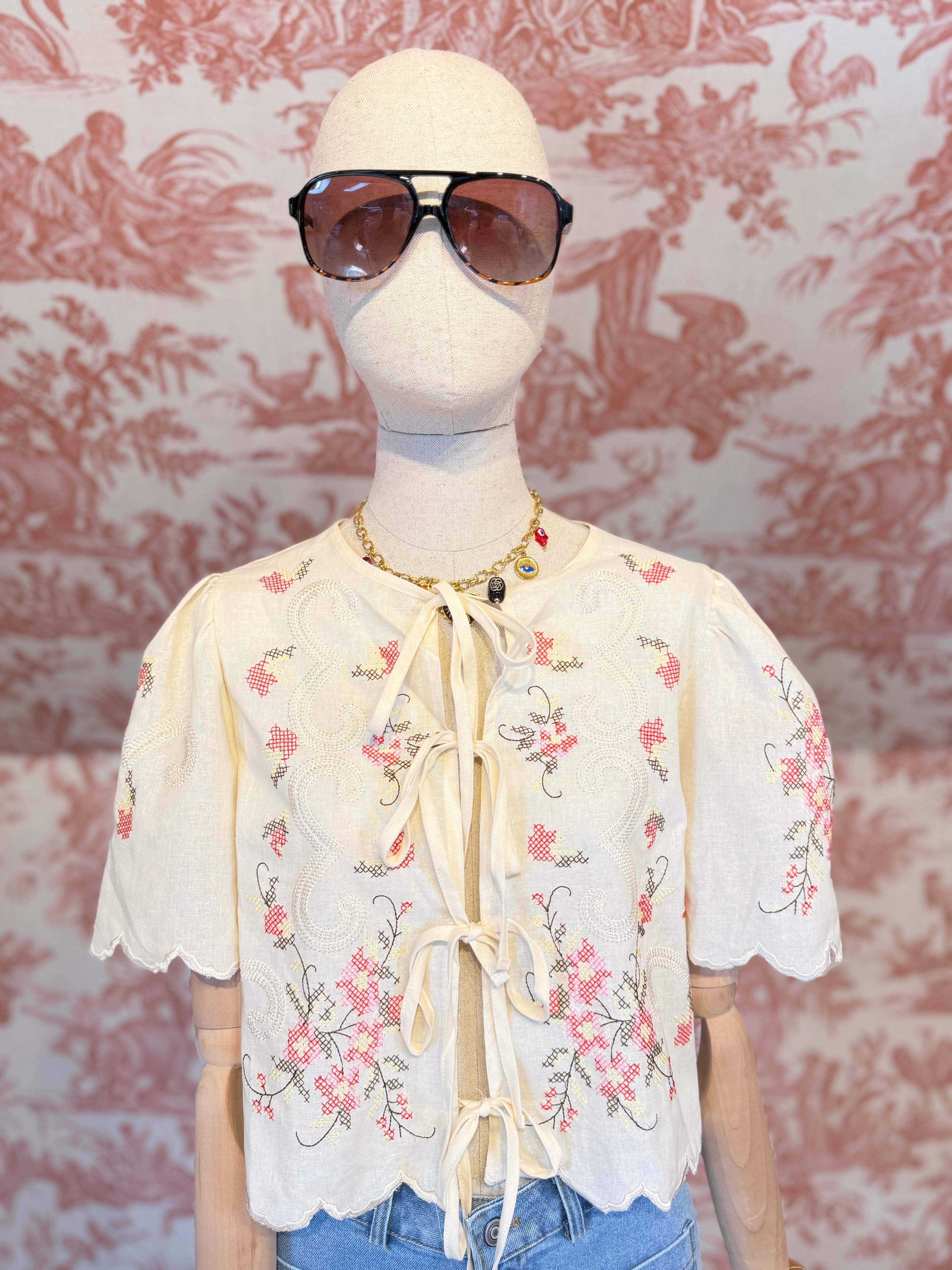 Blusa ricami