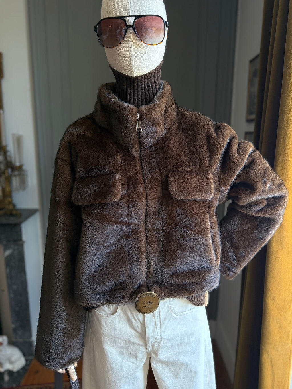 Bomber visone ecologico