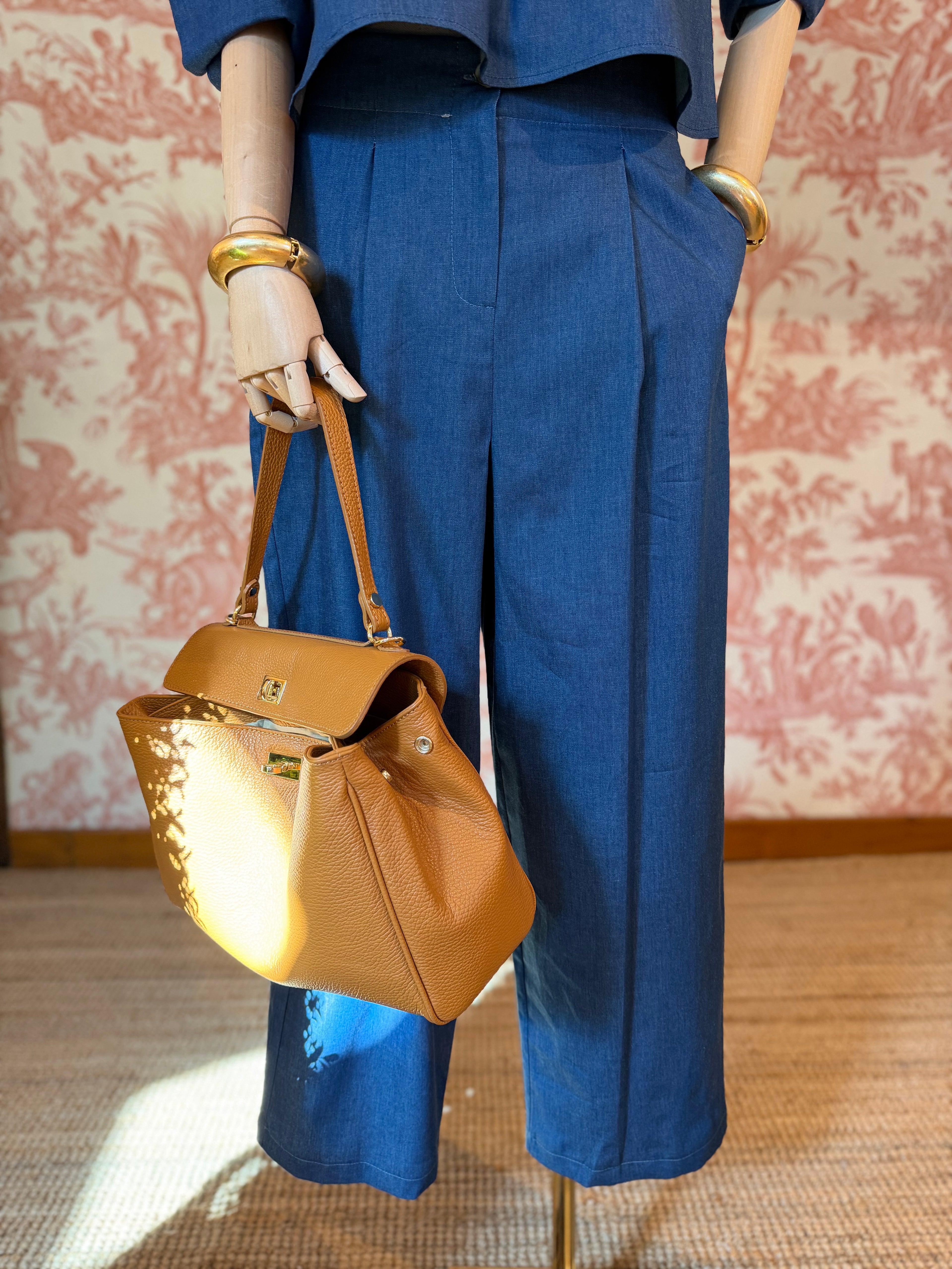 Pantalone chambray