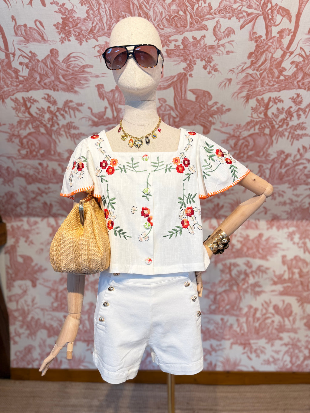 Camicia ricami