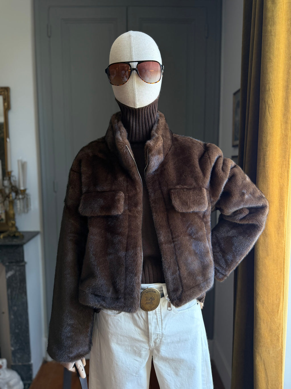 Bomber visone ecologico