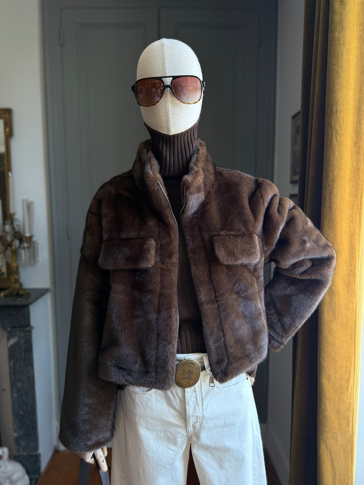 Bomber visone ecologico