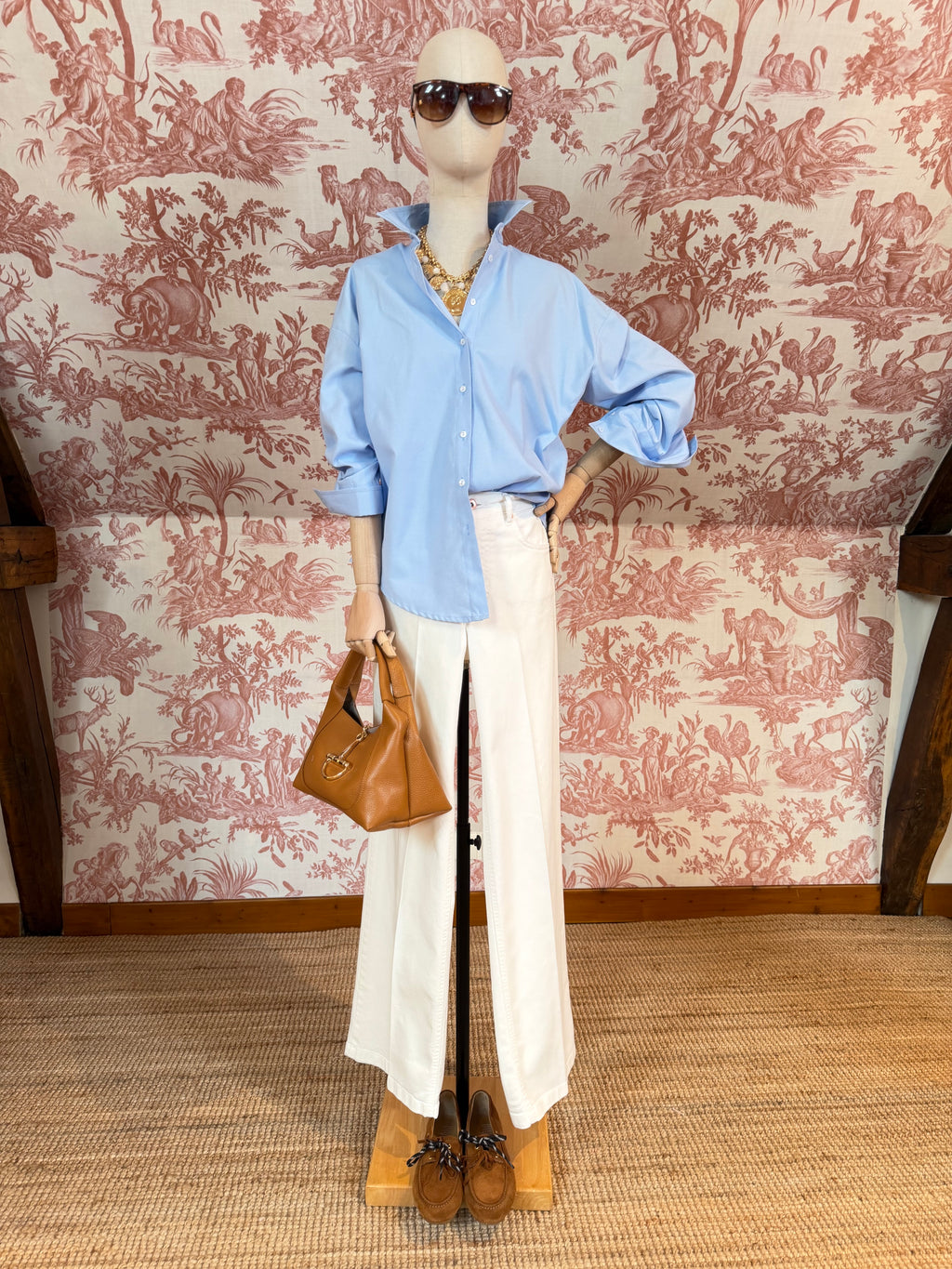 Camicia Oxford azzurra