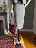 Prince of Wales pencil skirt