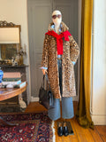 Cappotto ecopelliccia animalier