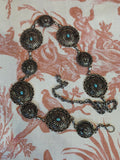 Silver folk belt