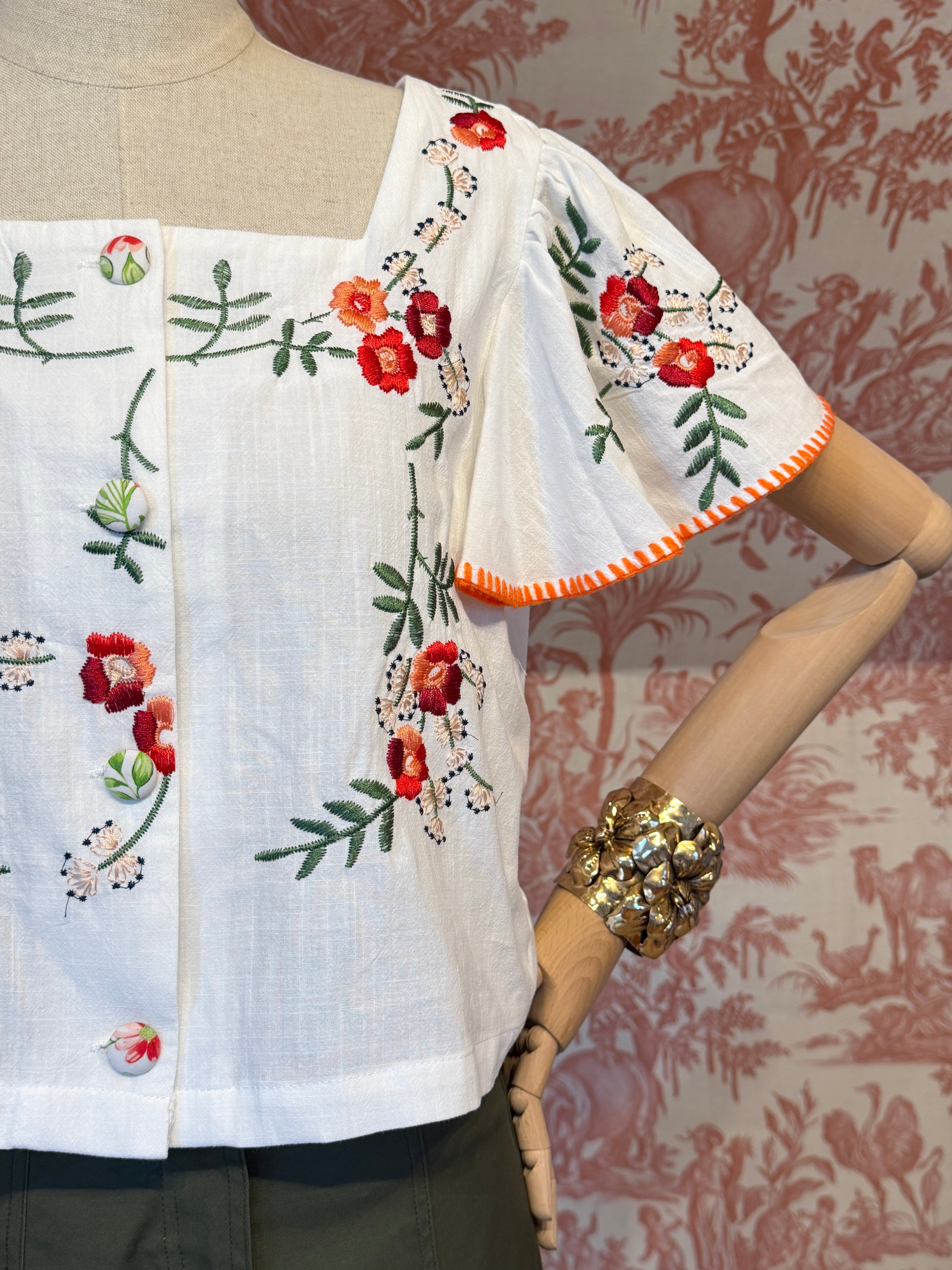 Camicia ricami