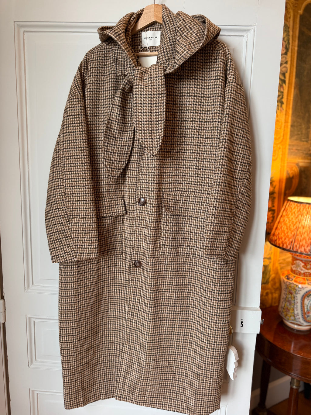 Cappotto maxi pied de poule