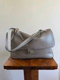 Maxi Flap bag taupe