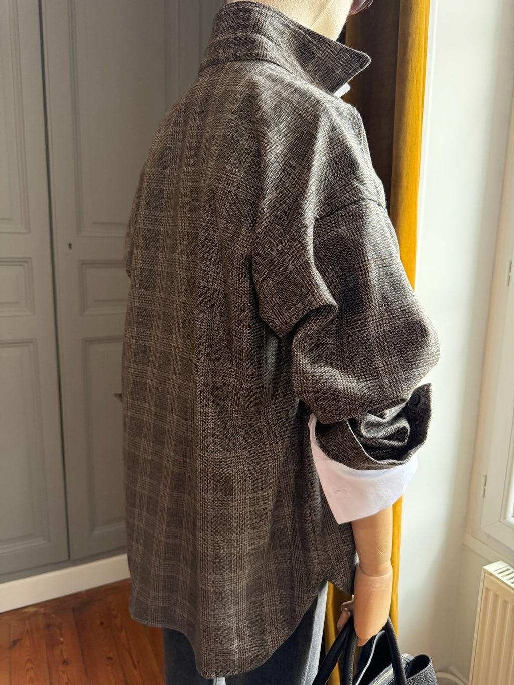 Prince of Wales check overshirt