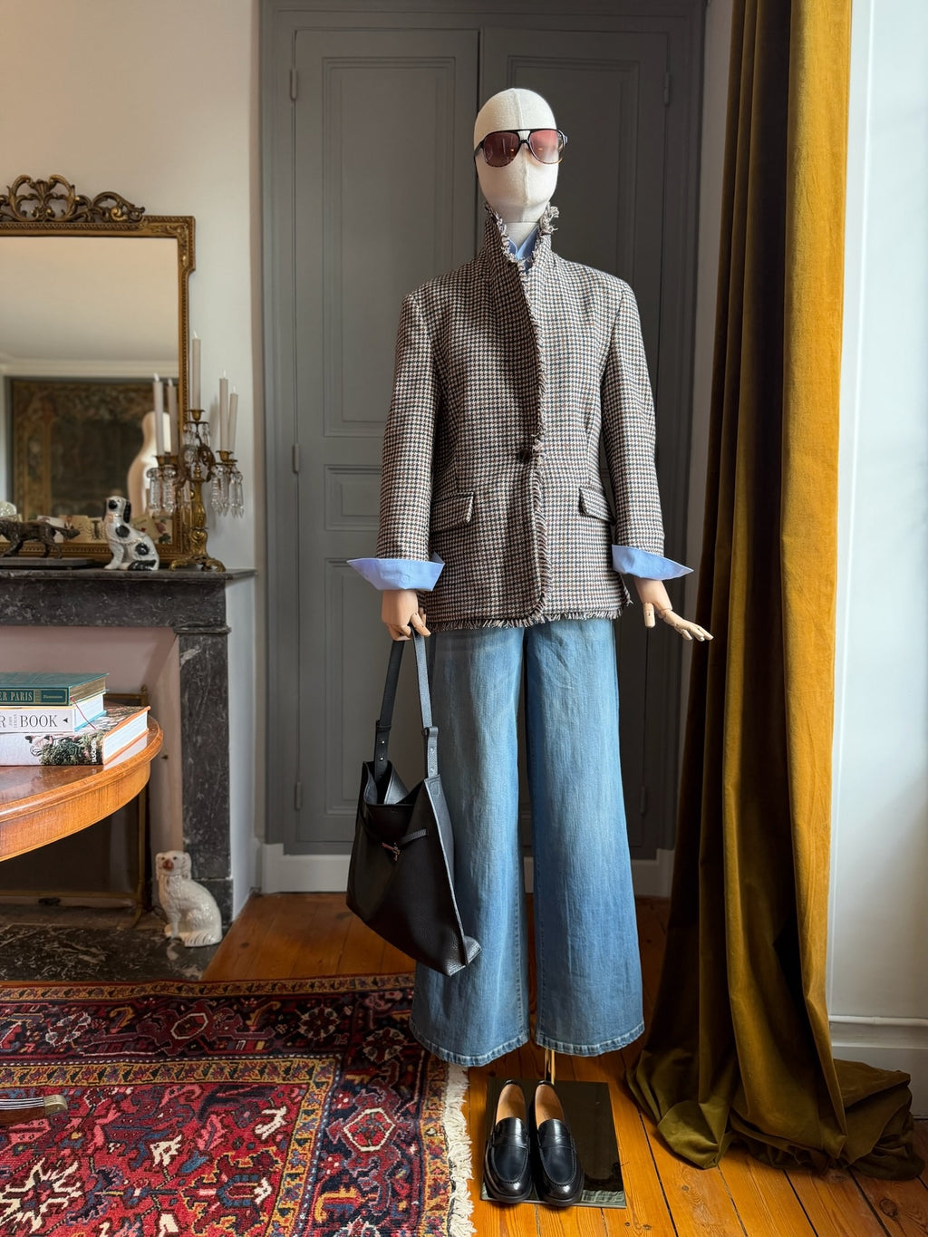 Blazer panno pied de poule