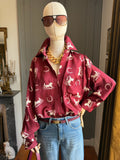 Equestrian print shirt