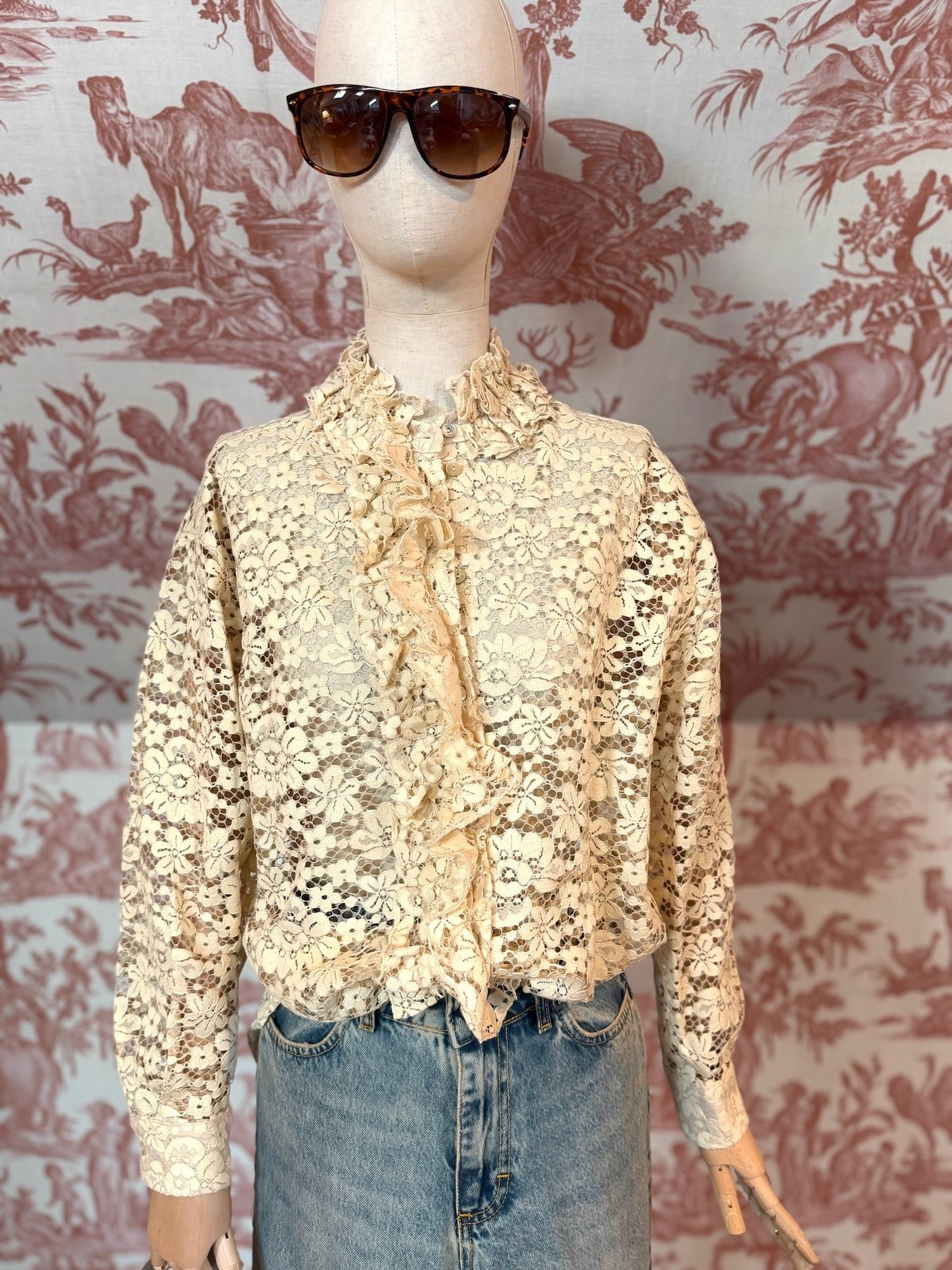 Blusa pizzo