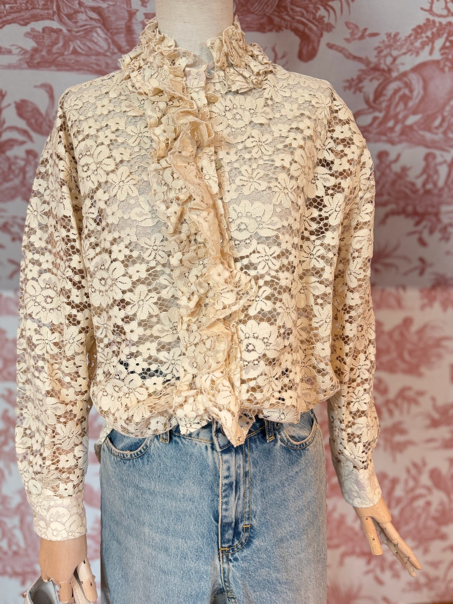 Blusa pizzo