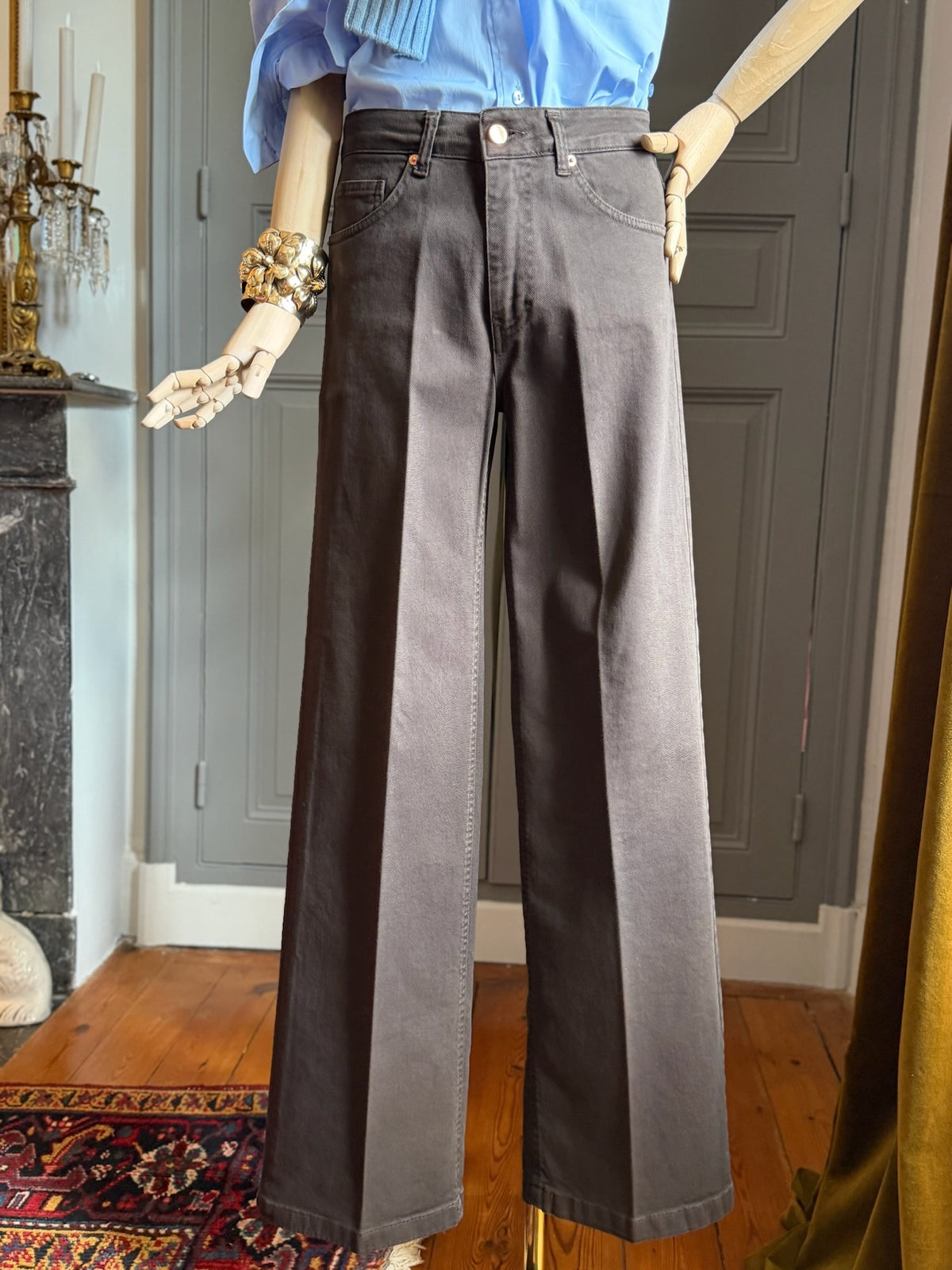 Jeans palazzo moro