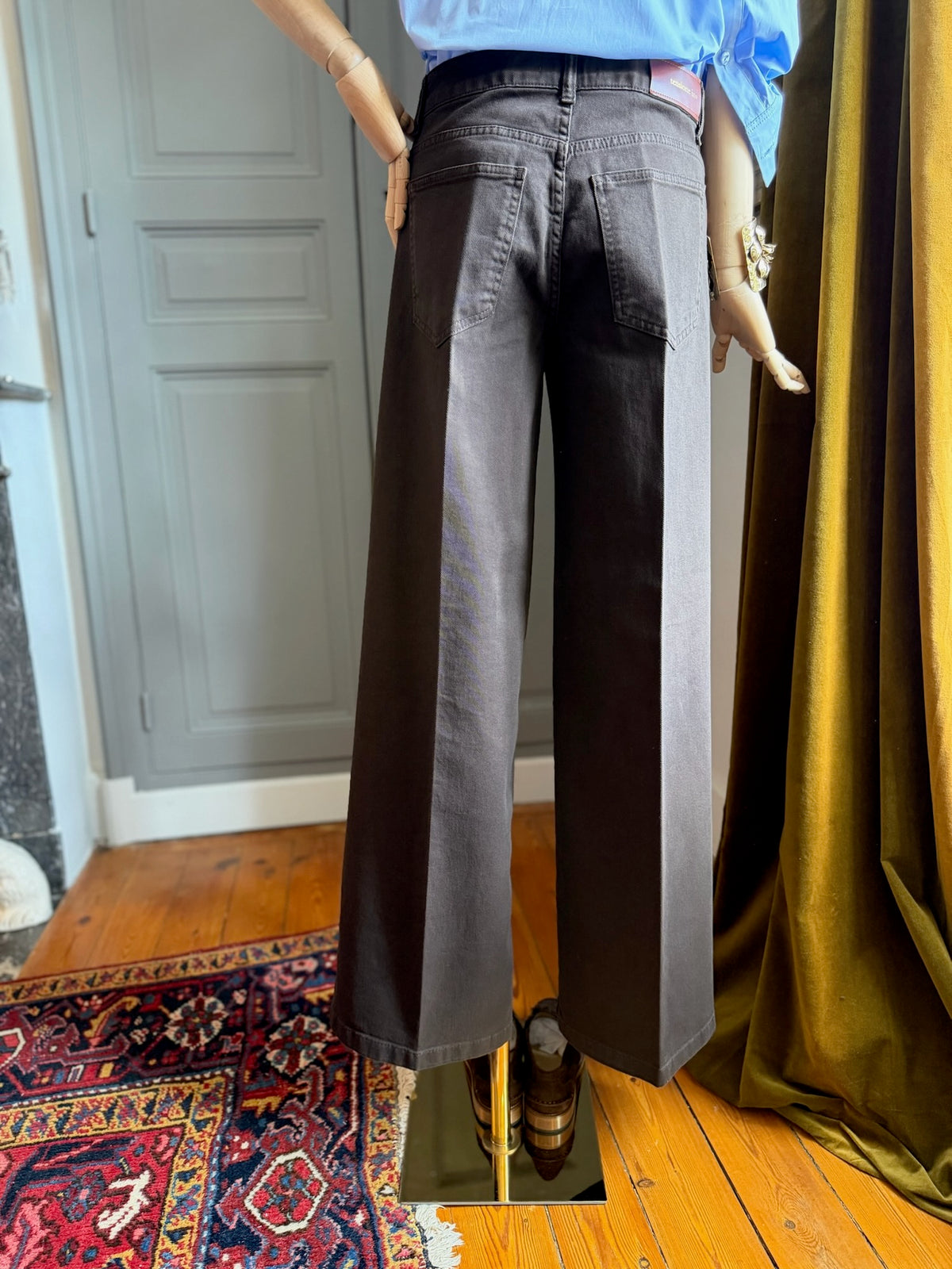Jeans palazzo moro