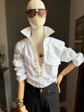 Camicia military bianca