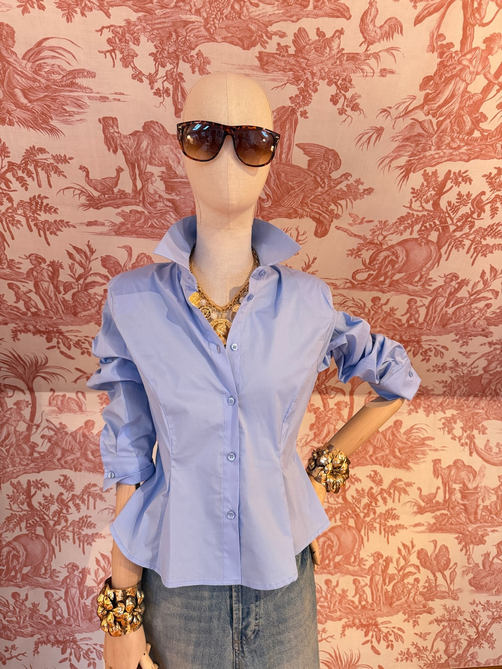 Camicia azzurra slim