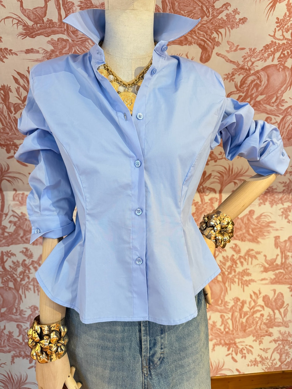 Camicia azzurra slim