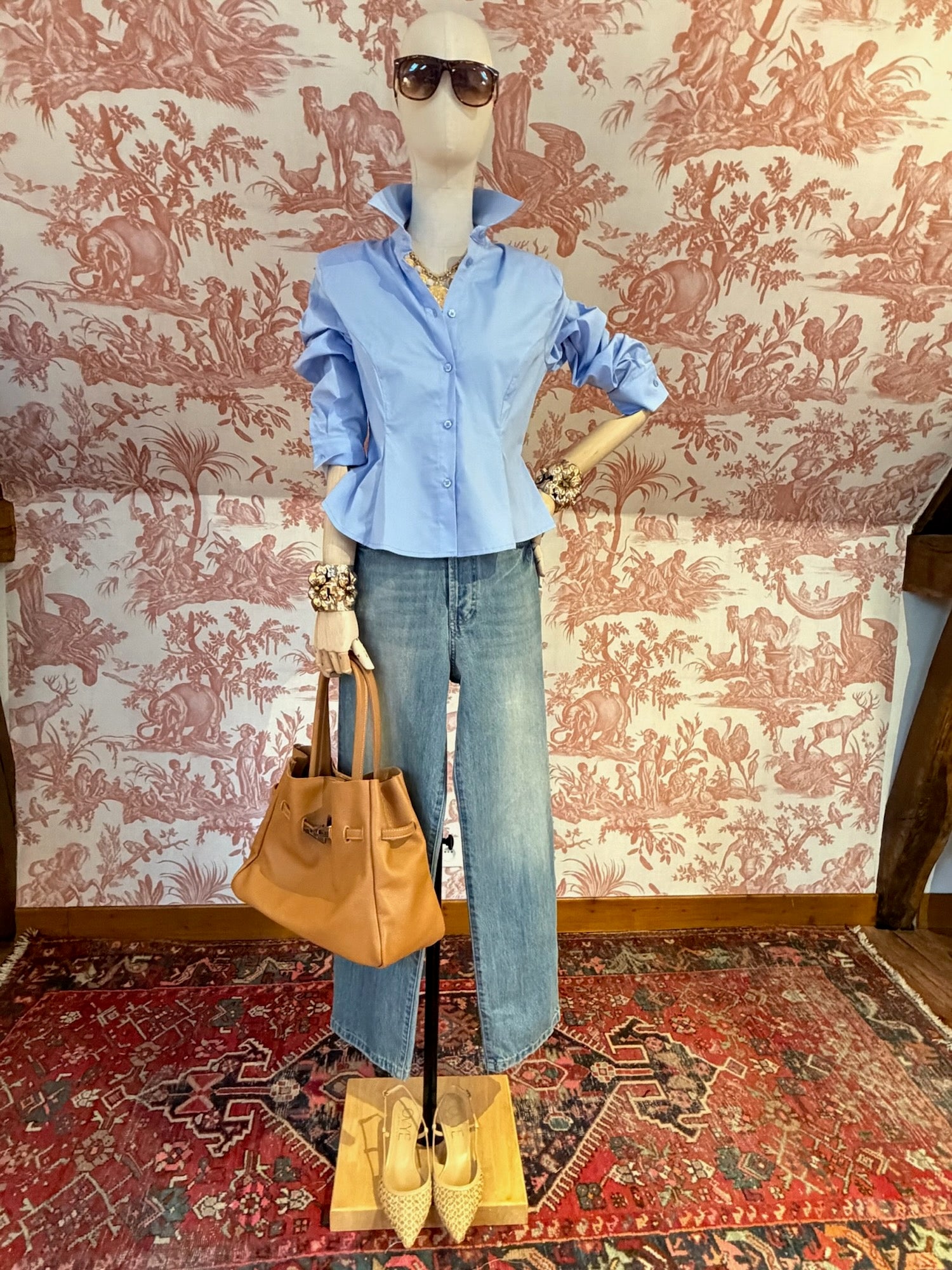 Camicia azzurra slim