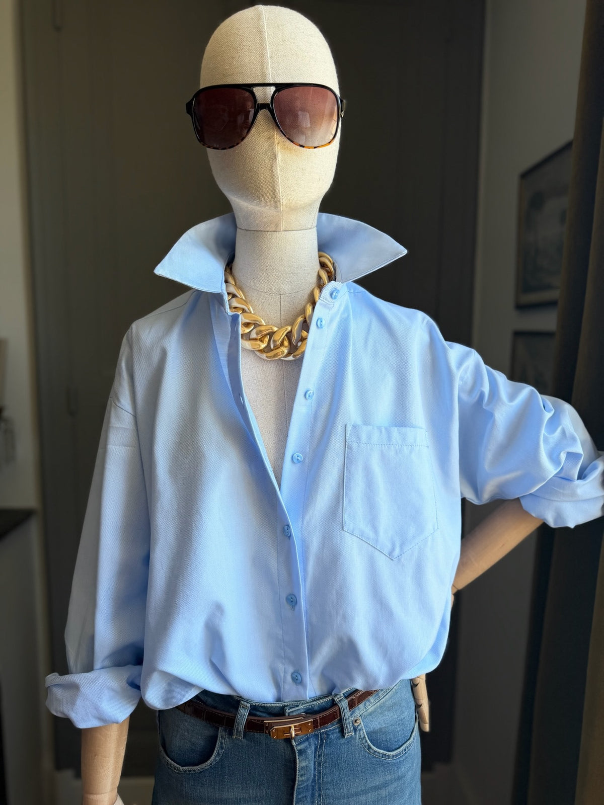 Light blue Oxford shirt