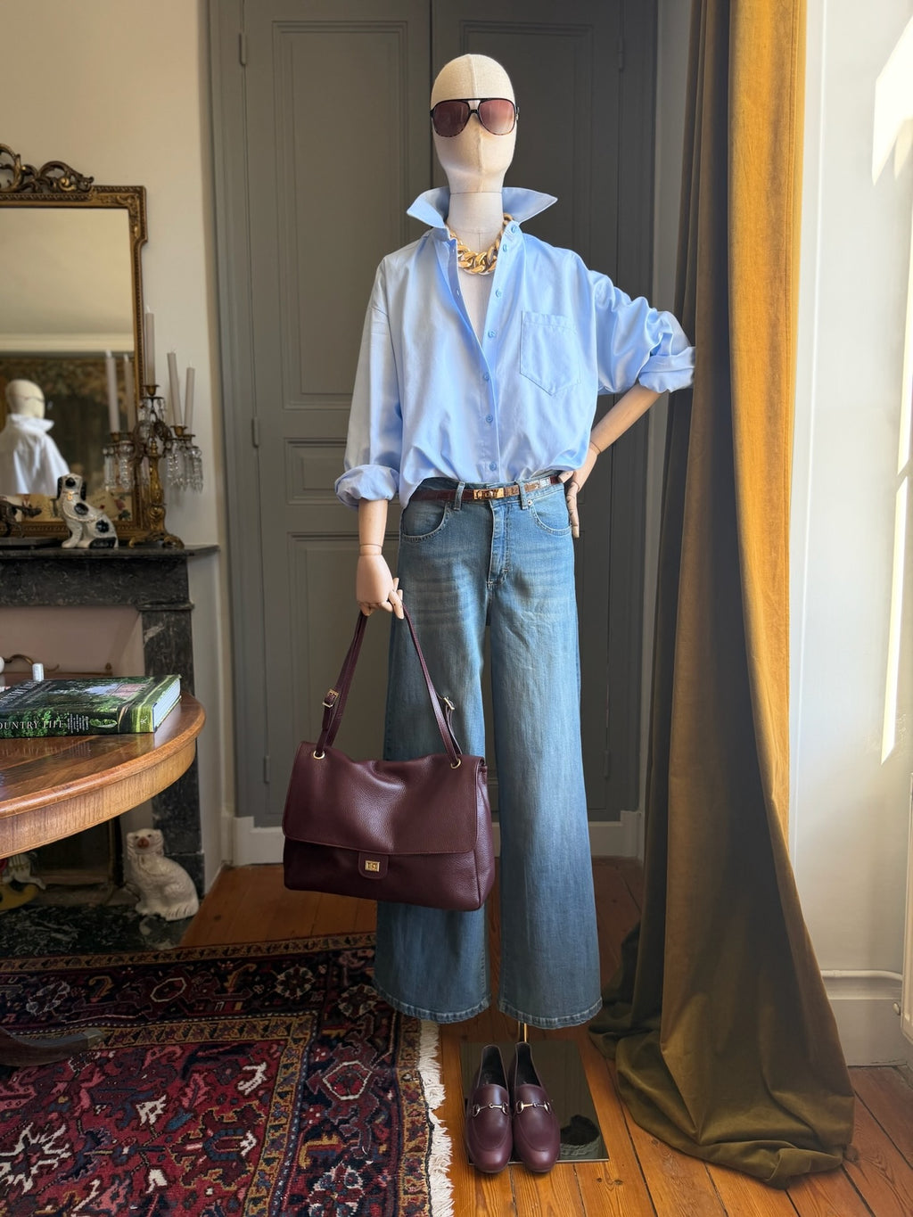 Camicia Oxford azzurra