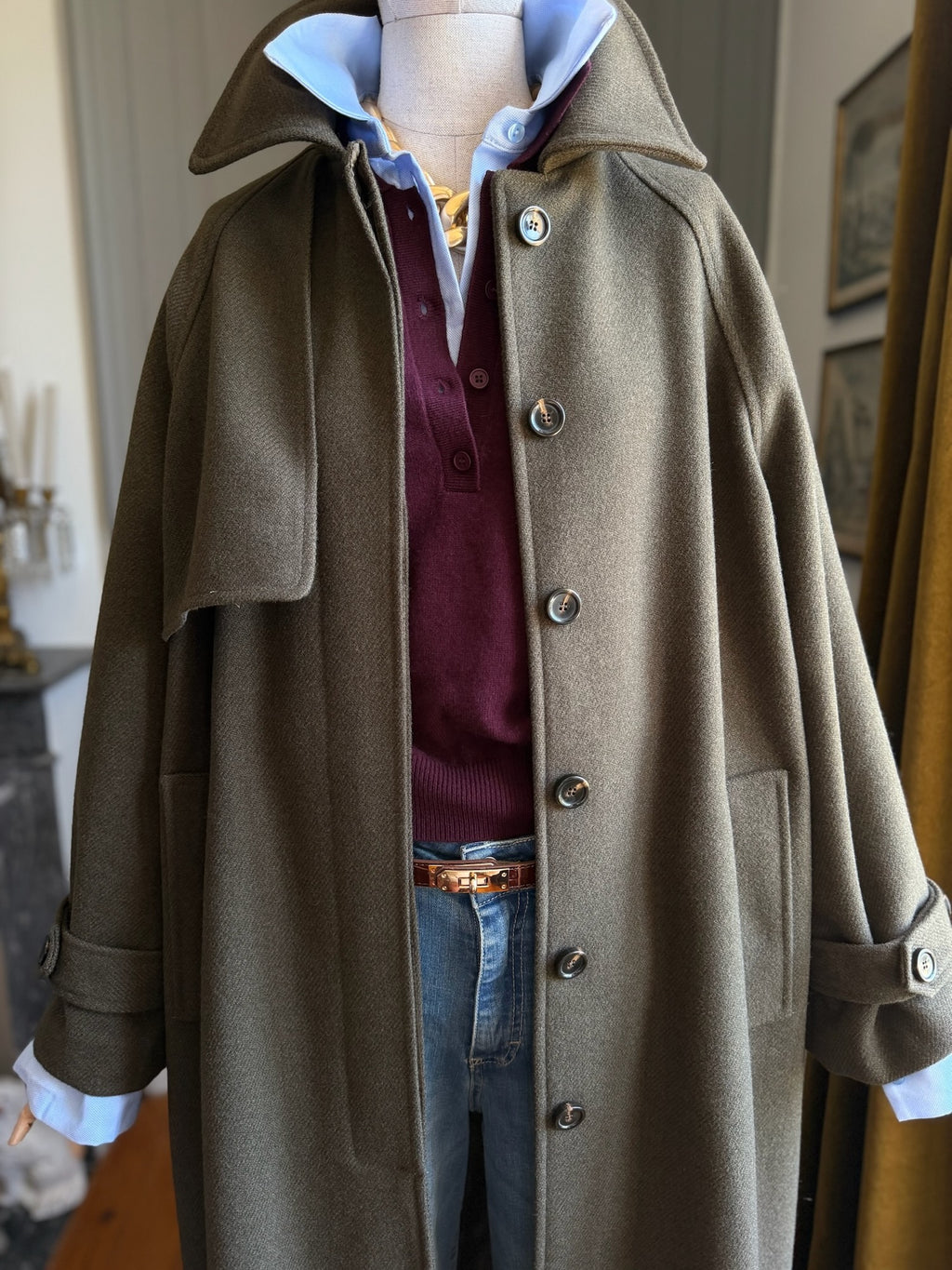 Cappotto military chic