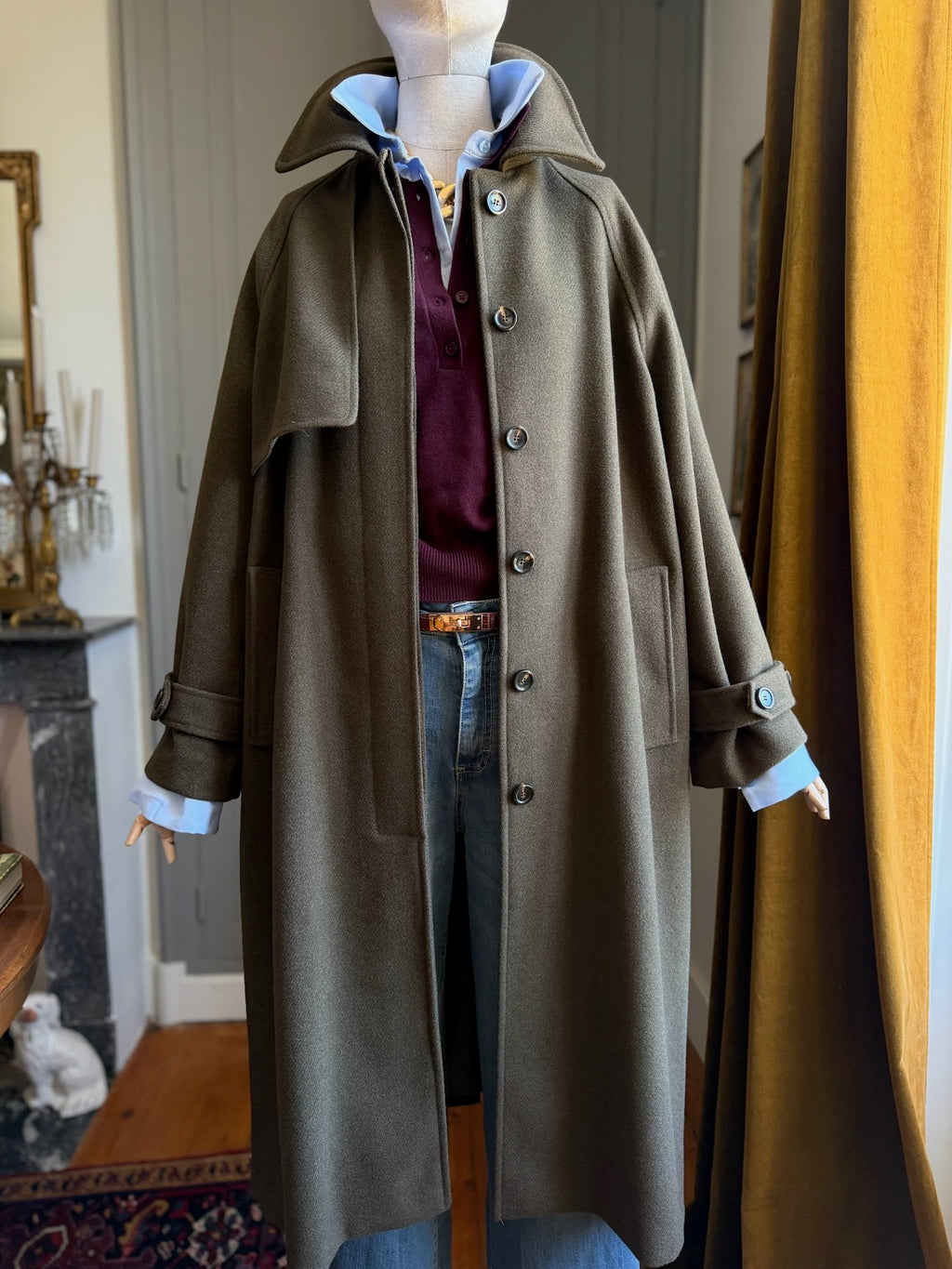 Cappotto military chic