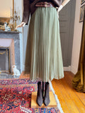 Gonna tulle plisset verde