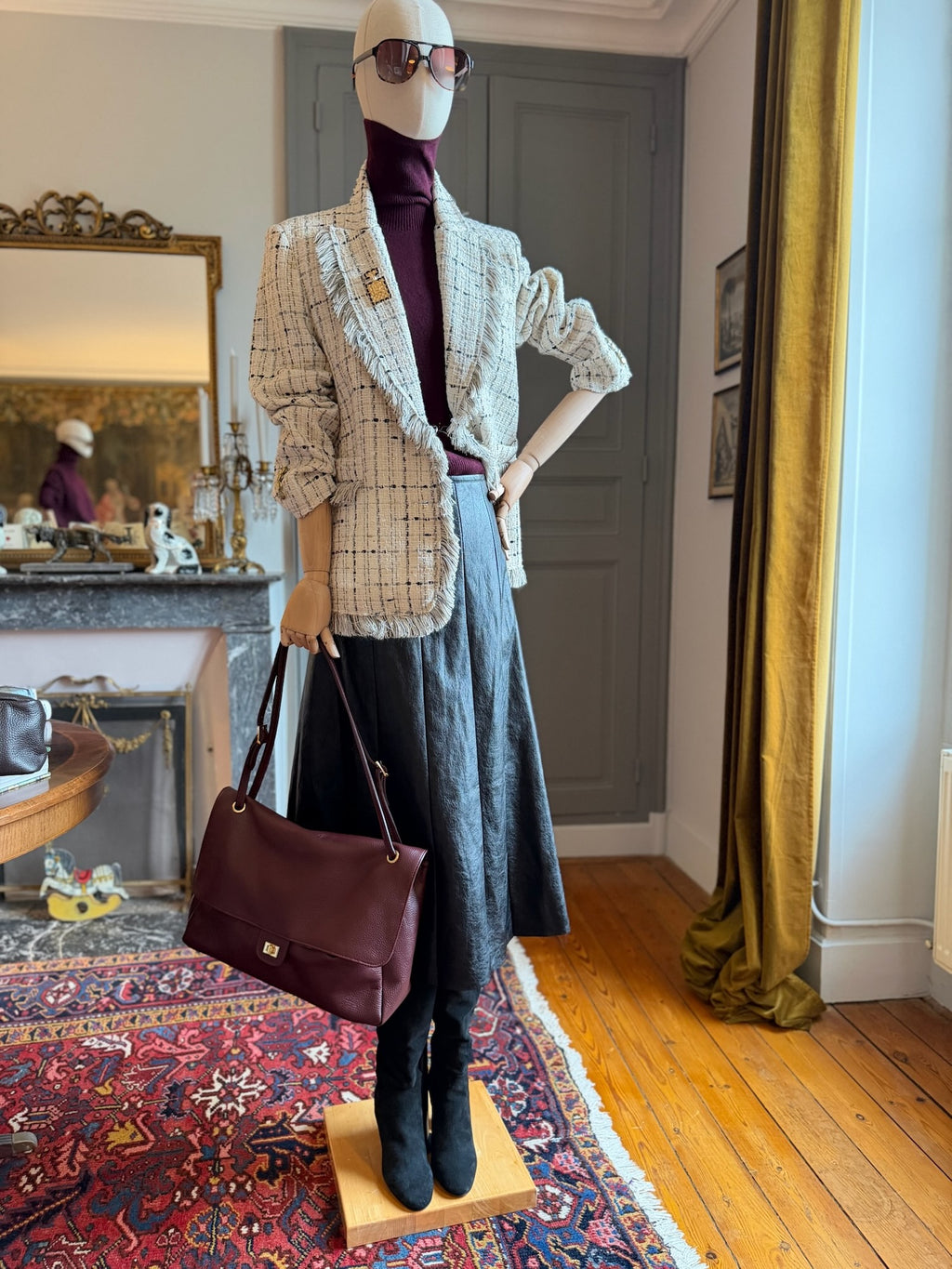 Blazer bouclé panna