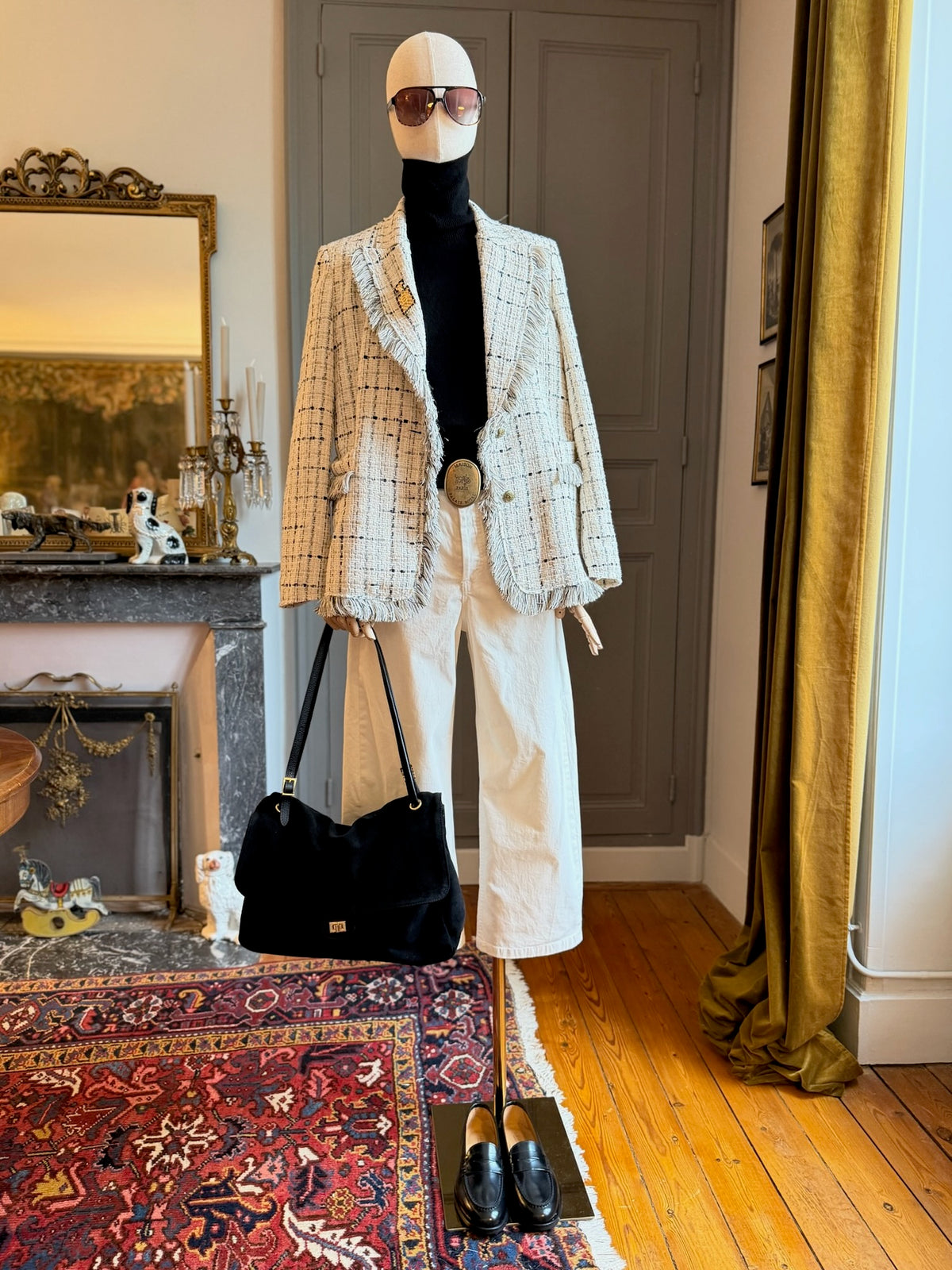 Blazer bouclé panna