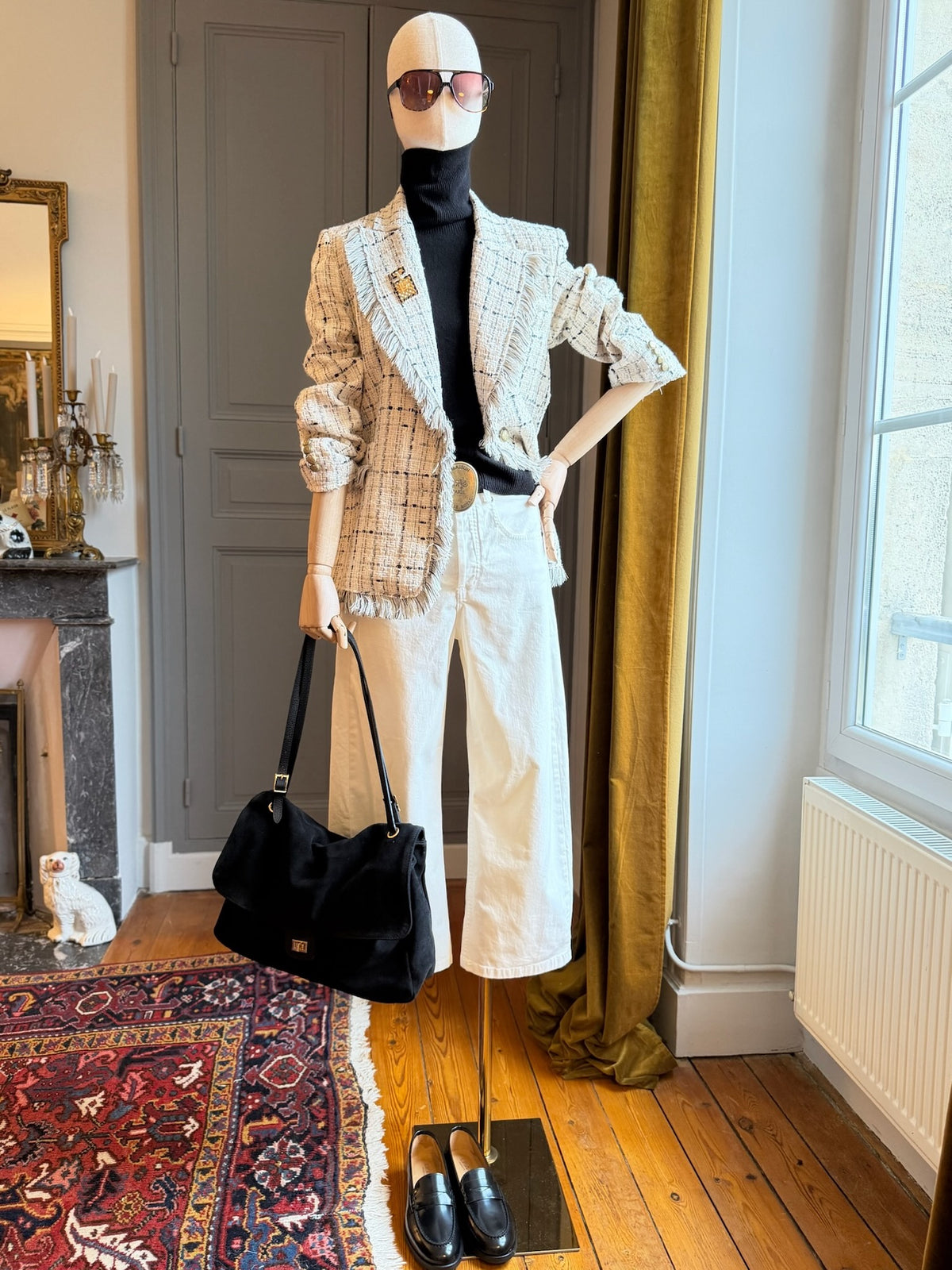 Blazer bouclé panna