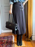 Black kilt skirt
