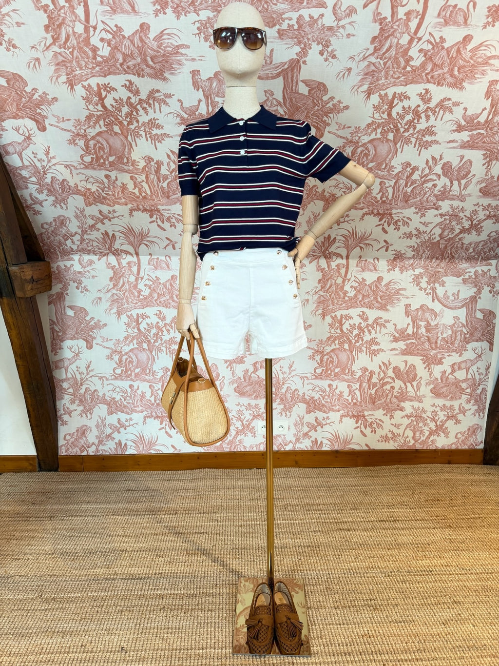 Shorts cotone bianco
