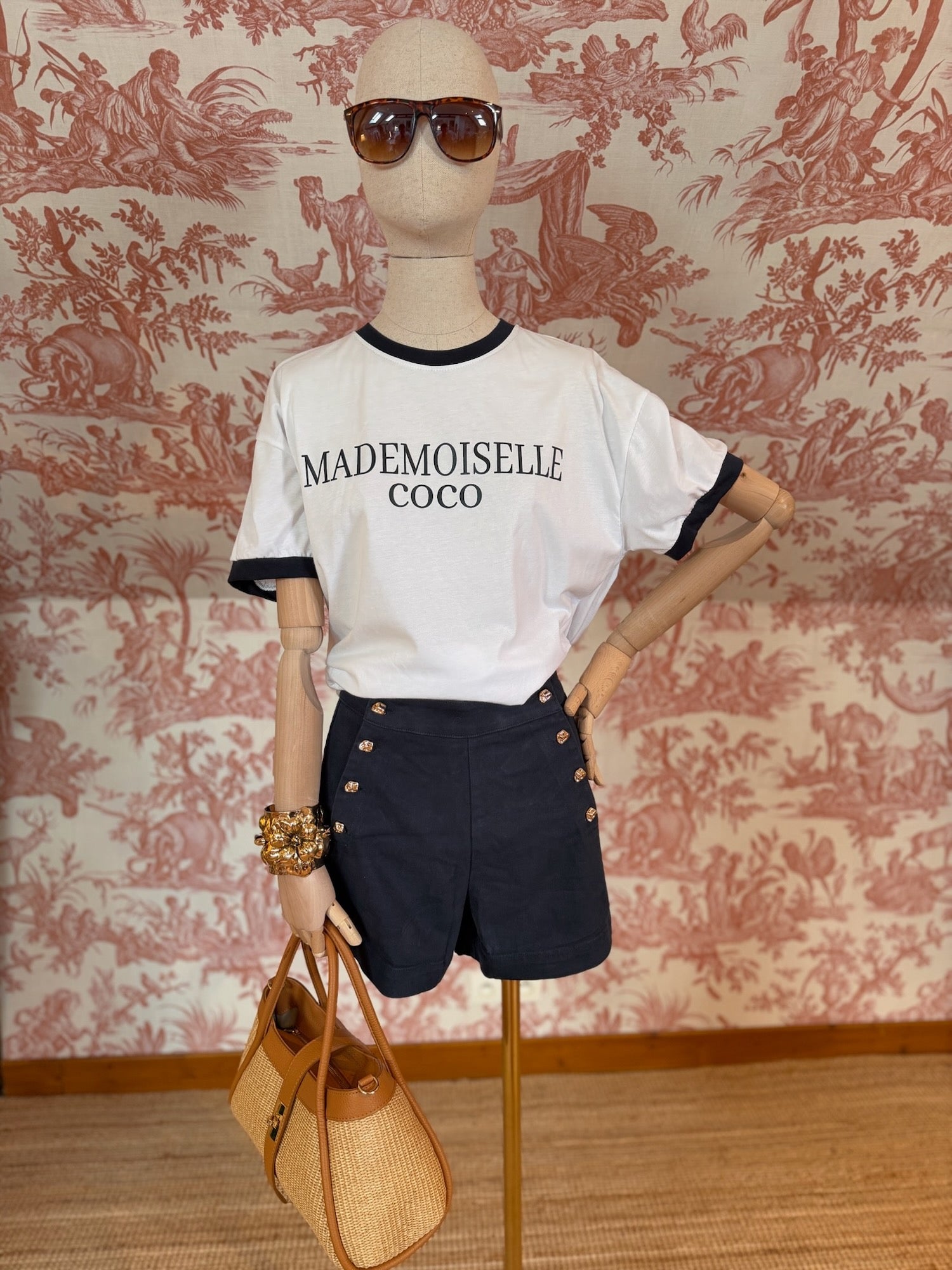 Shorts cotone blu