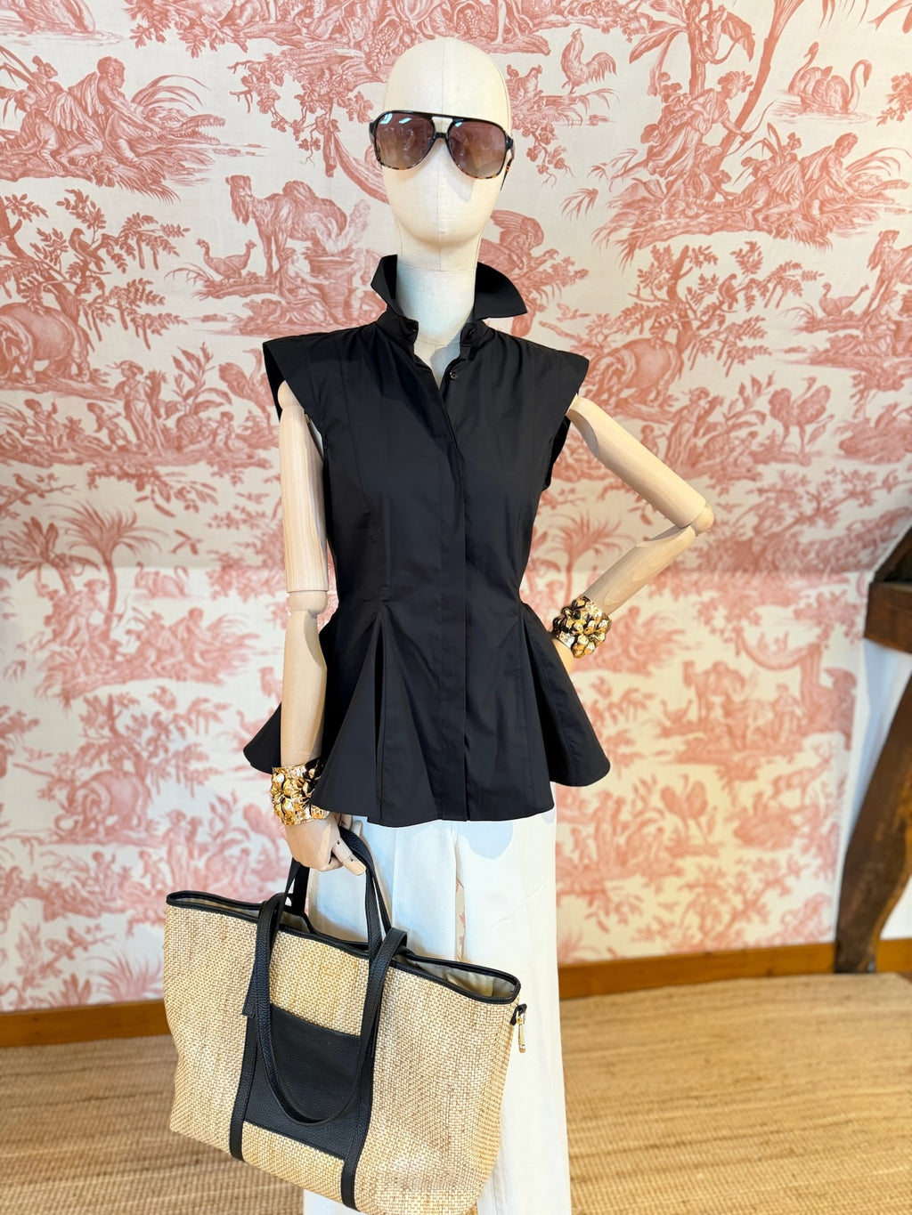 camicia americana nera