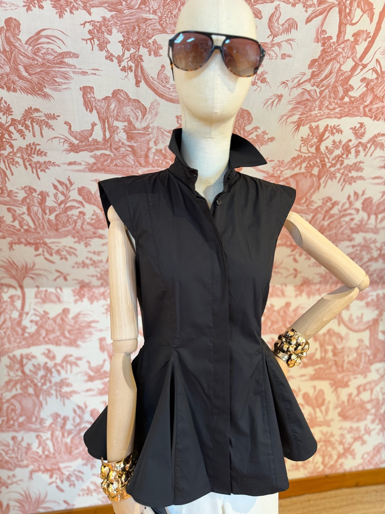 camicia americana nera