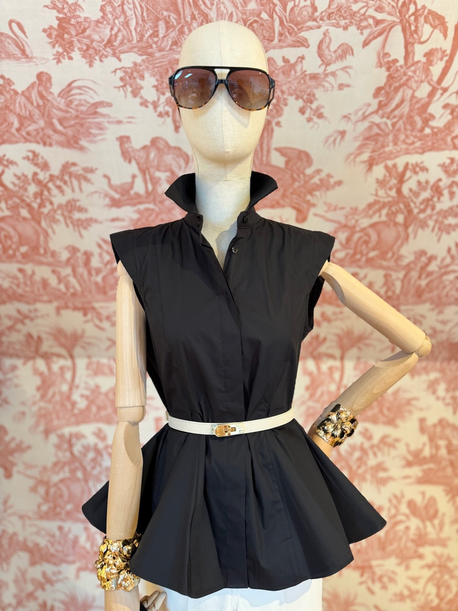 camicia americana nera