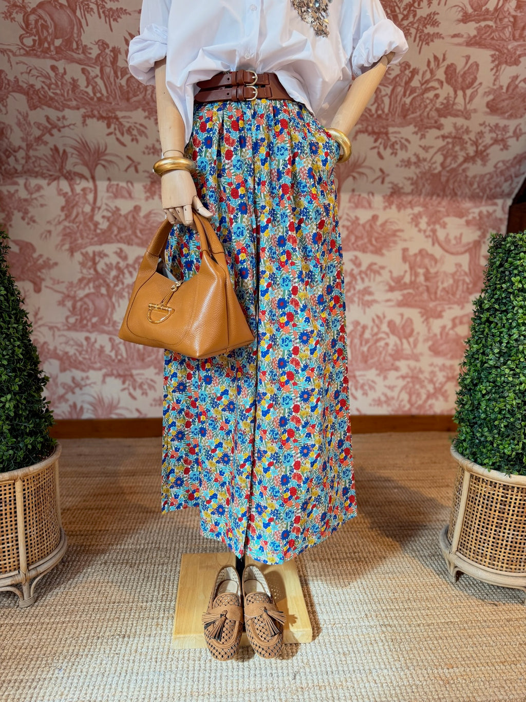 Pantalone fiori