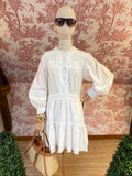 Short white dress