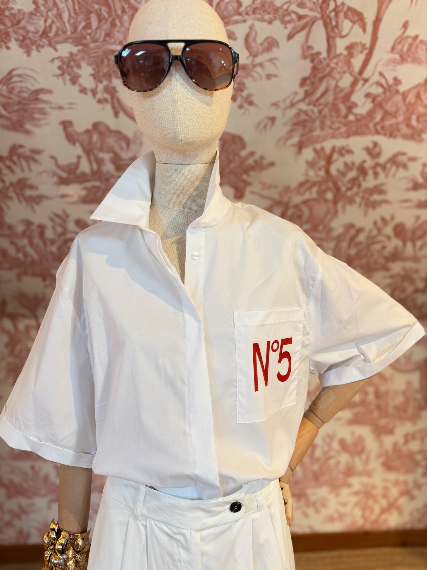 Camicia n° 5 cropped